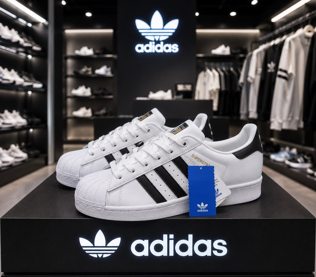 Adidas Superstar Blanco Negro 