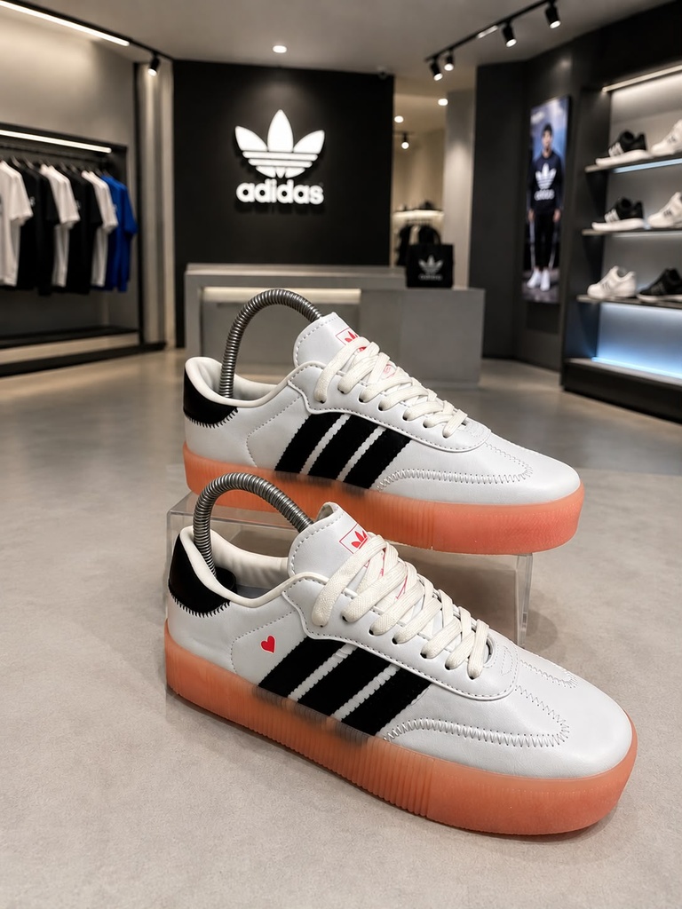 Adidas Samba Blanca Corazon
