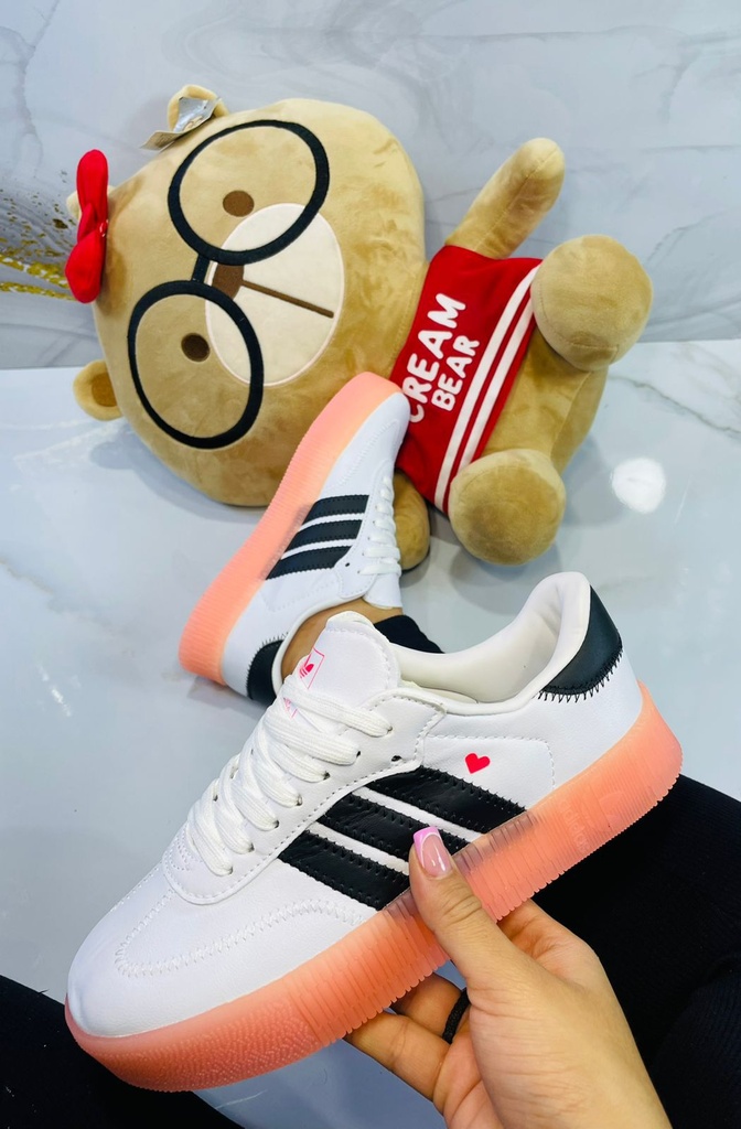 Adidas Samba Blanca Corazon