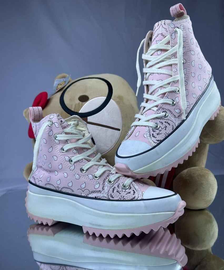 Converse Plataforma Palo Rosa Gotas 