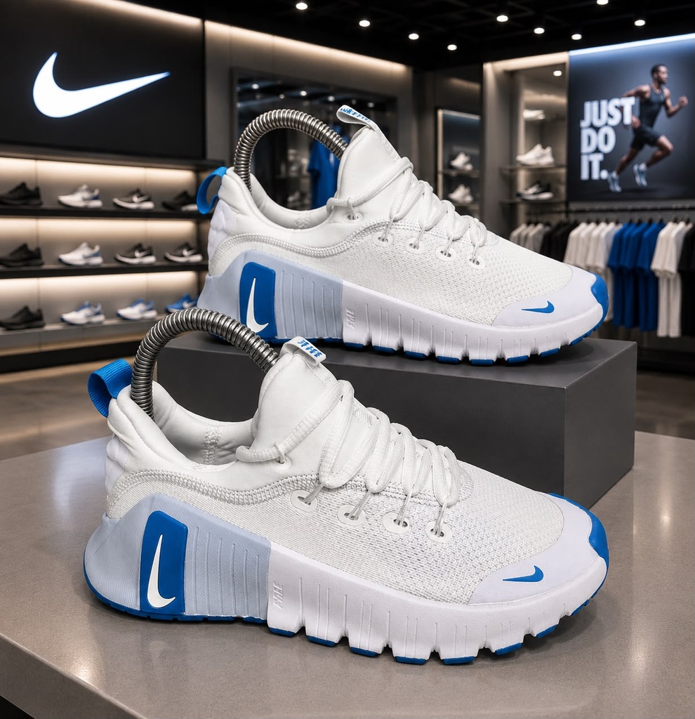 Nike Metcon Blanca-Suela Azul