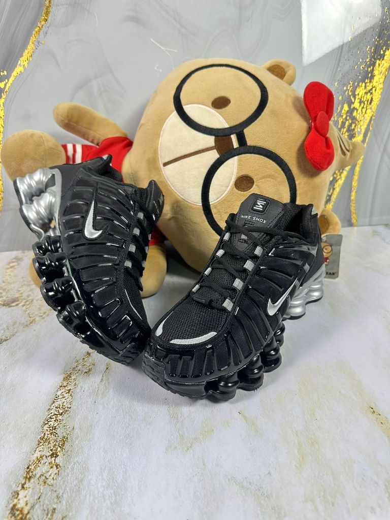 Nike Shox Gusano Negra-Gris