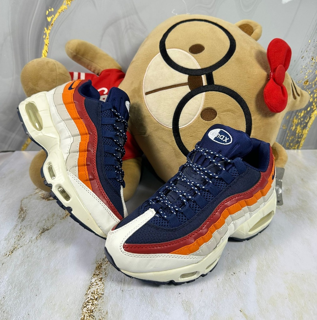 Nike 7 Camaras Blanco-Naranja Turqui