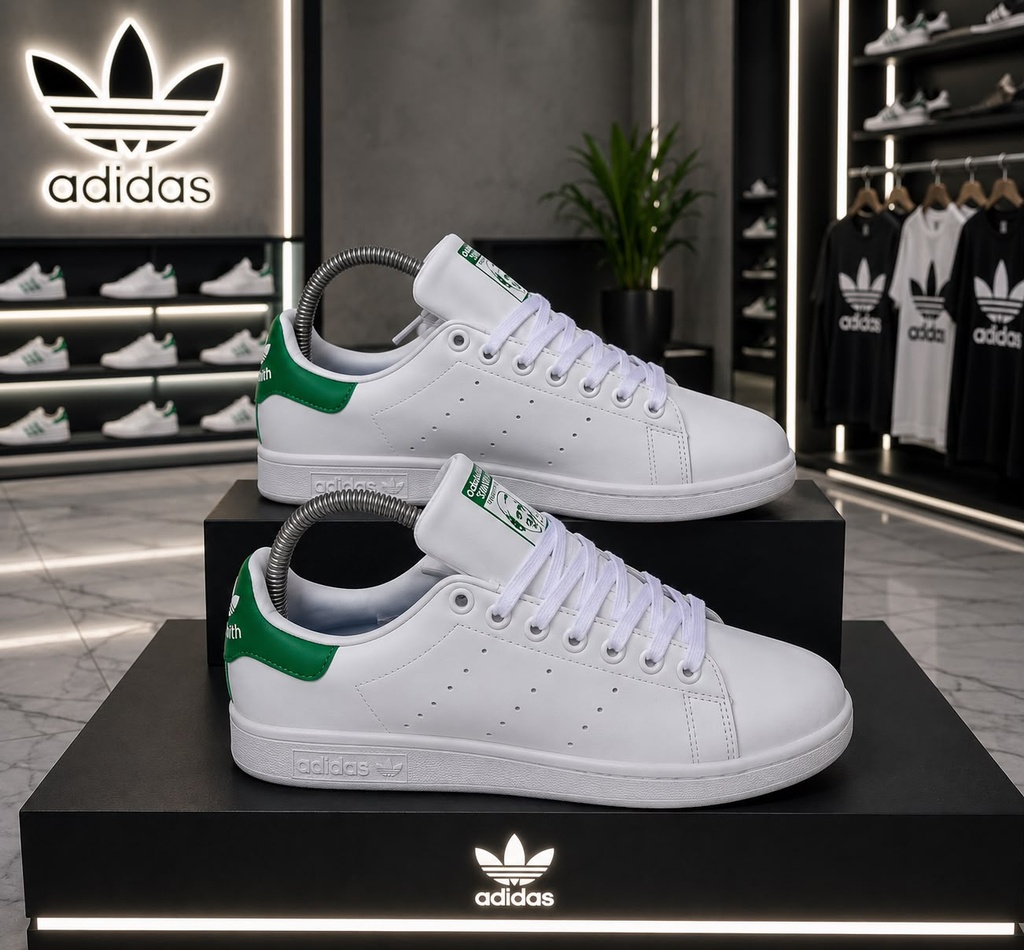 Adidas Stan Smith Blanco-Verde