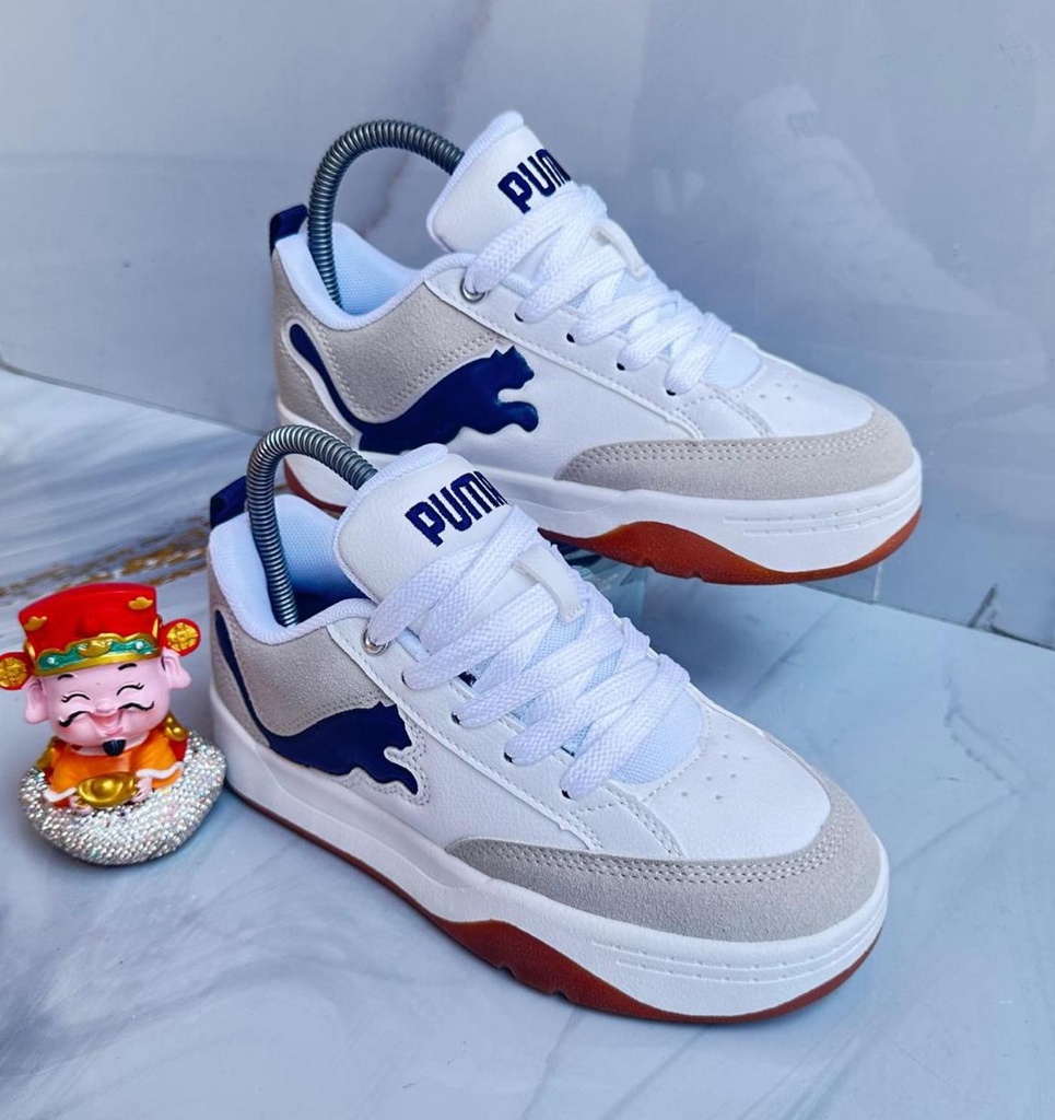 Puma Logo Blanco Turqui PM140