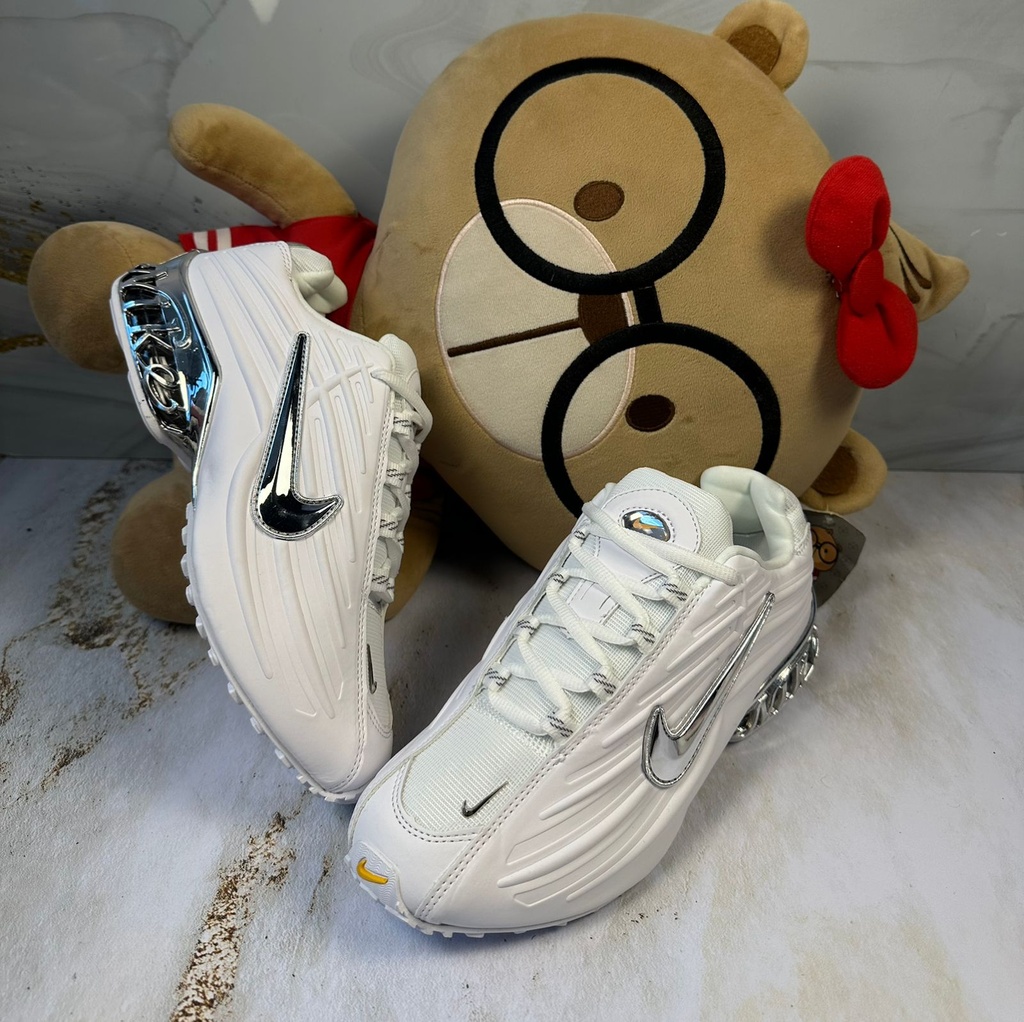 Nike Air Max Blanco-Plateado