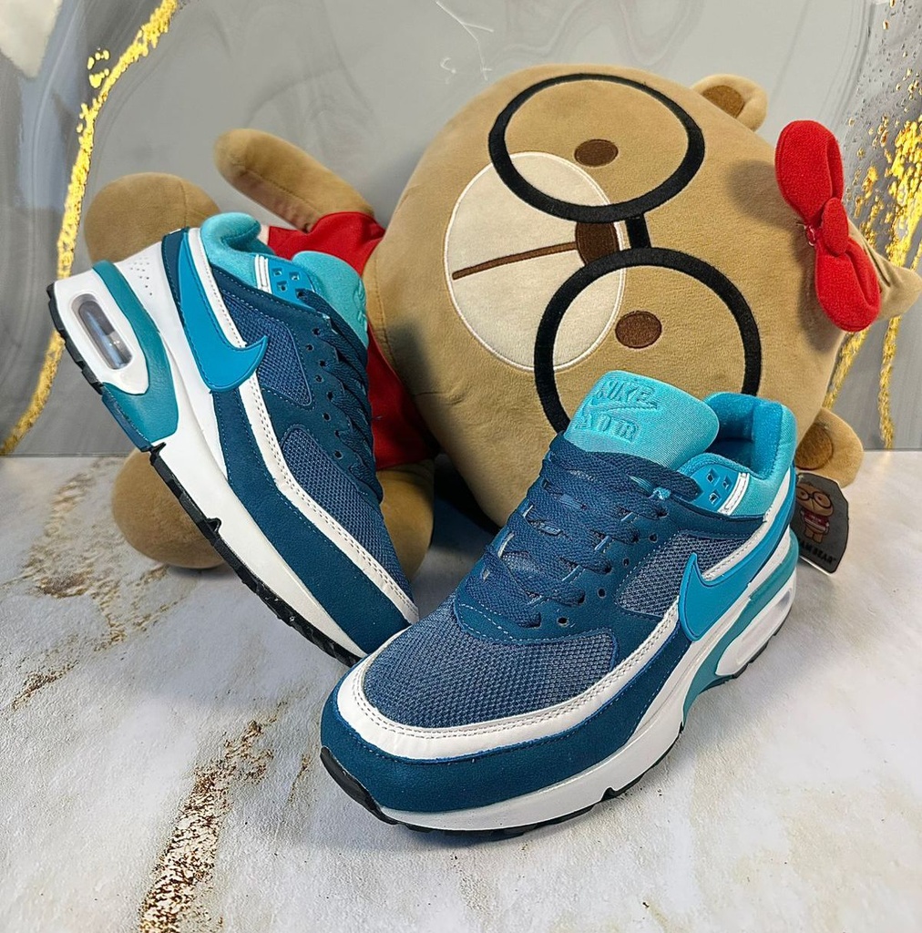 Nike Air Max Lt Blanco-Azul Marino