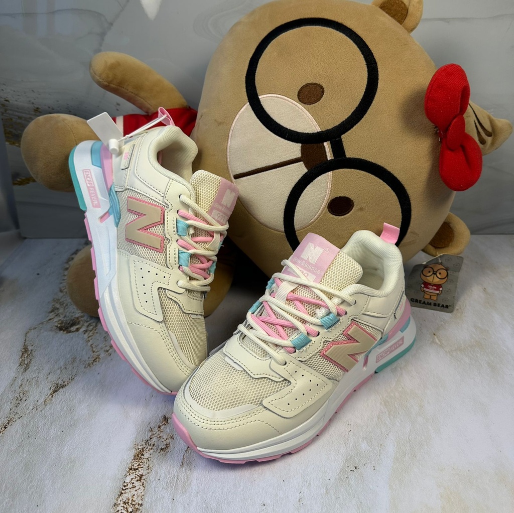 New Balance 999 Beige Rosado-Azul