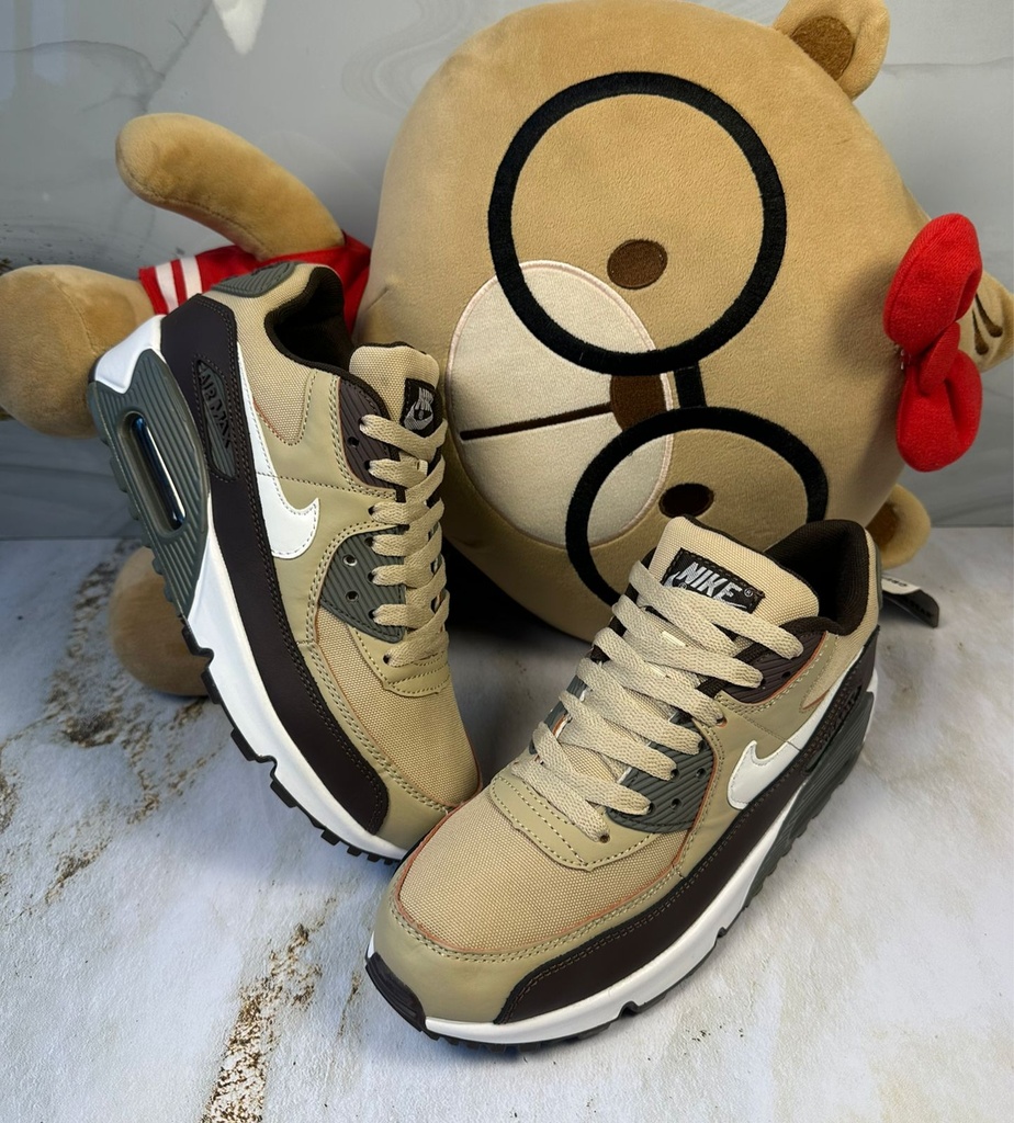 Nike Air Max 90 Beige-Cafe Chulo Blanco 