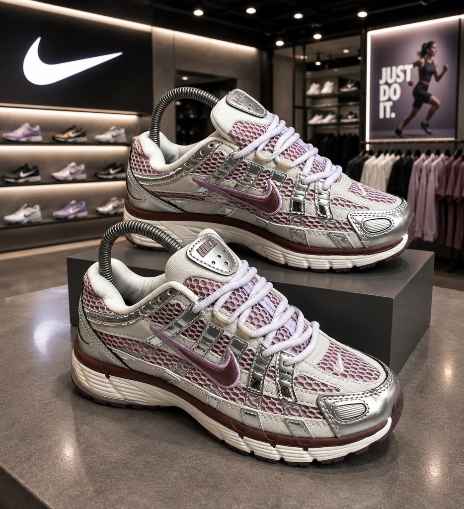 Nike  P6000 Gris-Palo Rosa