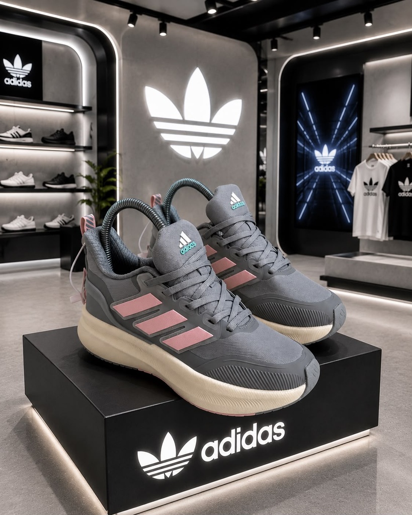 Adidas Duramo Gris-Suela Beige