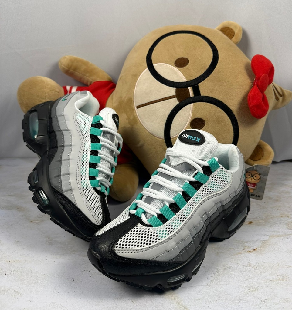 Nike 7 Camaras Negro-Aguamarina