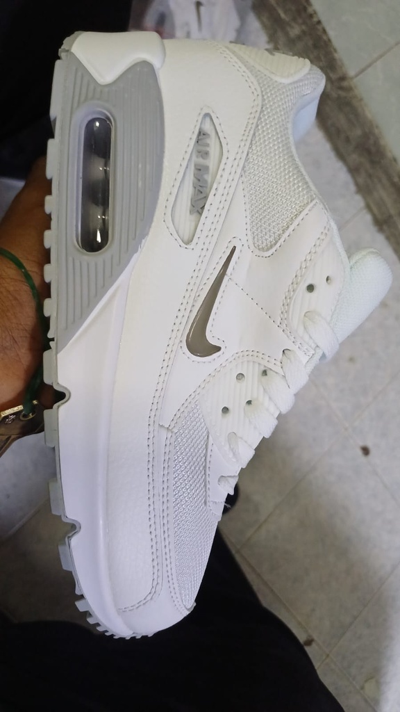 Nike Air Max 90 Blanca-Gris