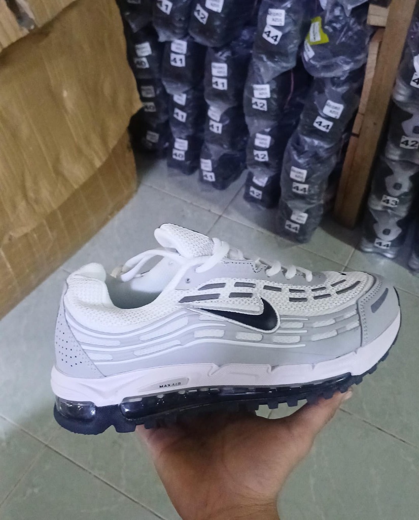 Nike MAX AIR Blanco-Gris