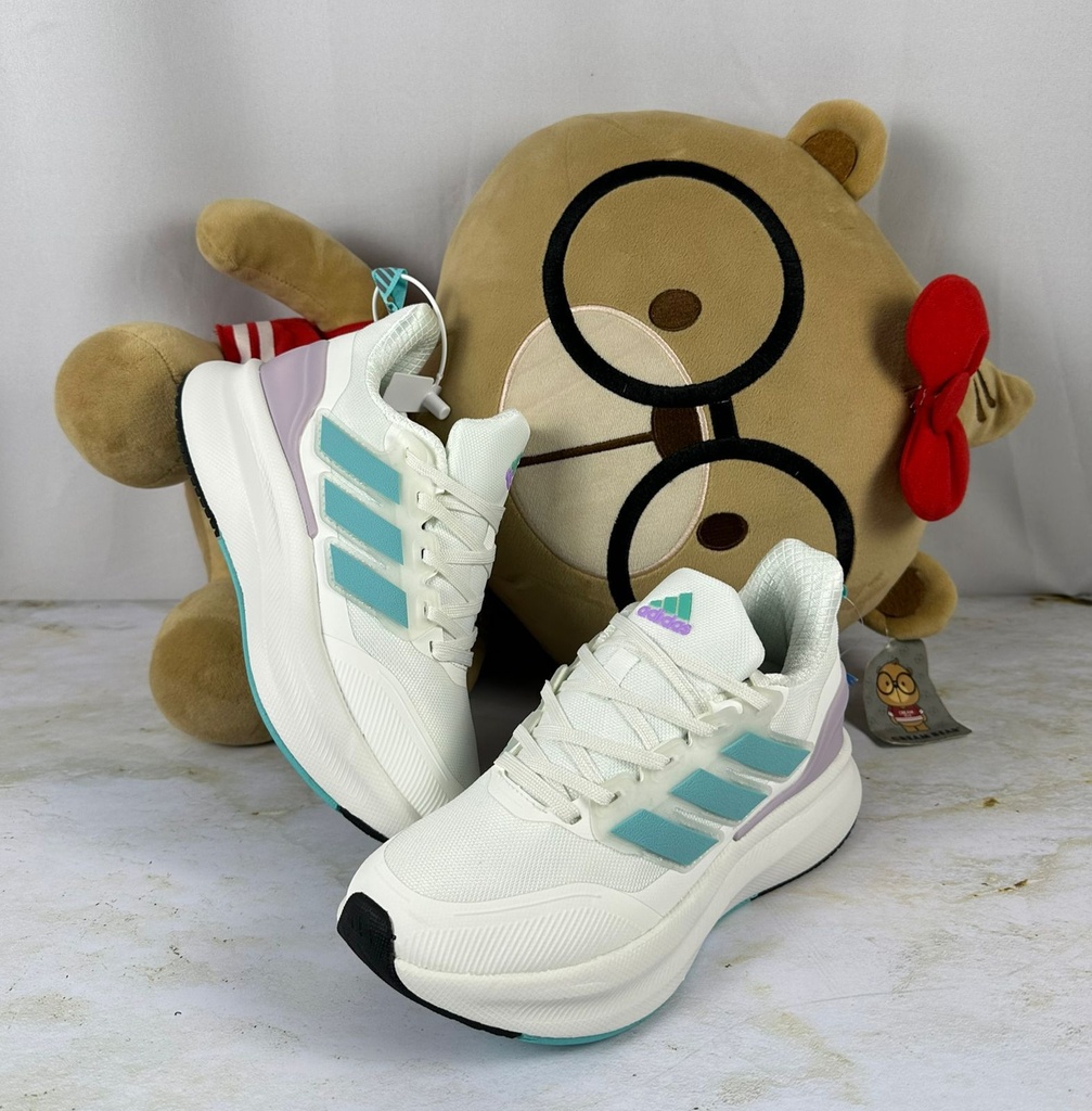 Adidas Duramo Blanco-Linea Agua Marina