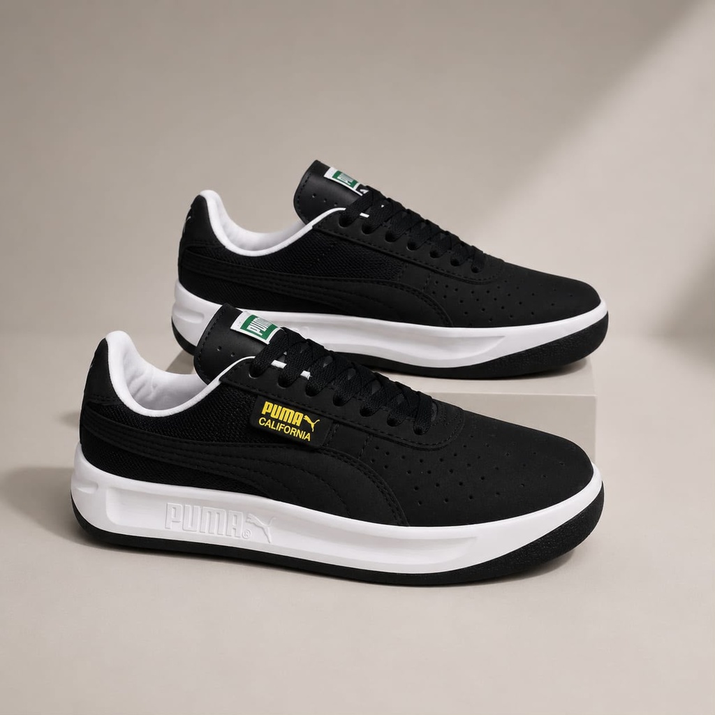 Puma CALIFORNIA Negro Fondo Blanco