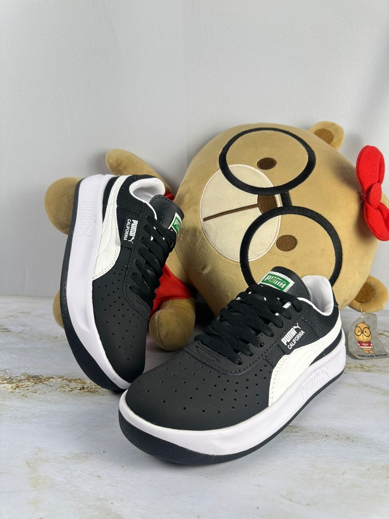 PUMA CALIFORNIA Negro Linea Blanca