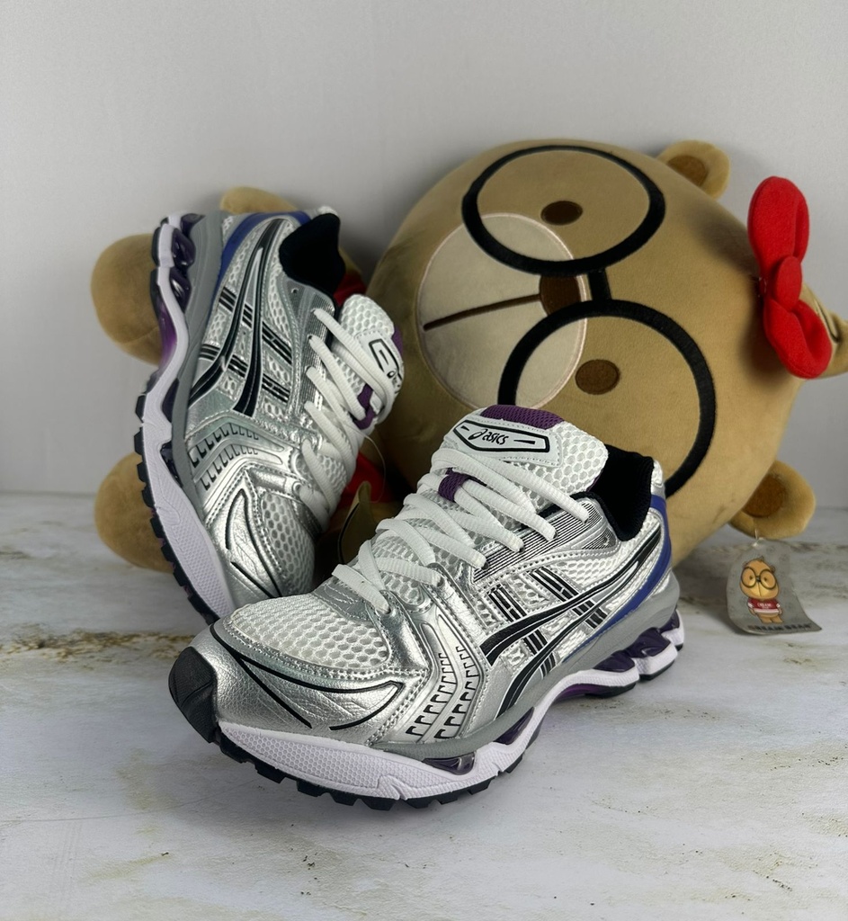 Asics Morado-Plateado