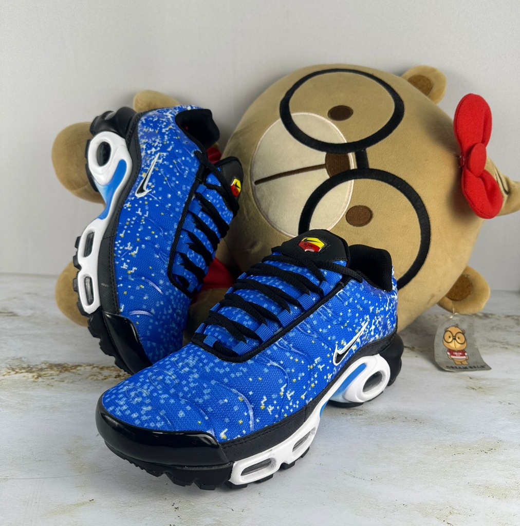 Nike Tn Tela Azul Chulo Negro