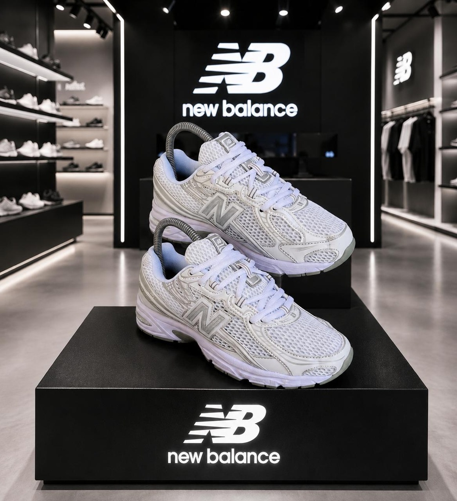 New Balance 740 Blanco Plateado