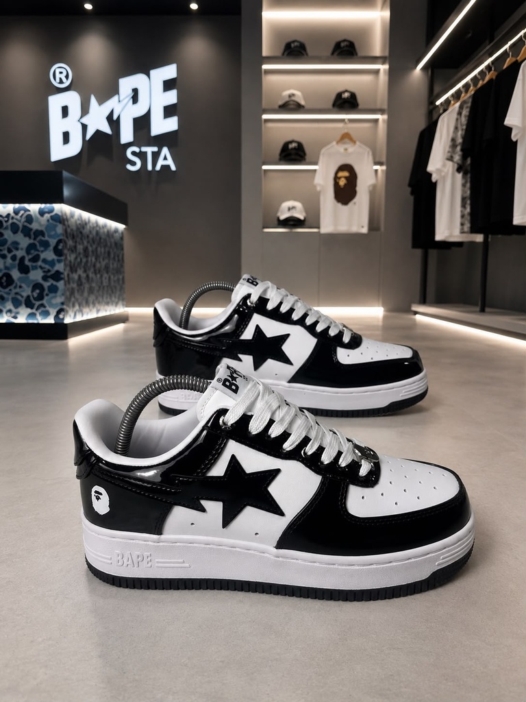 Bape Sta Negra Blanca