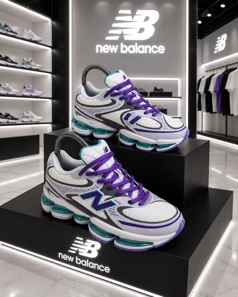 New Balance 2000 Blanca Morada