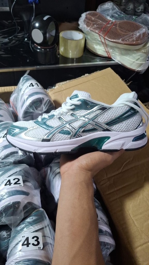 Asics Blanca Verde