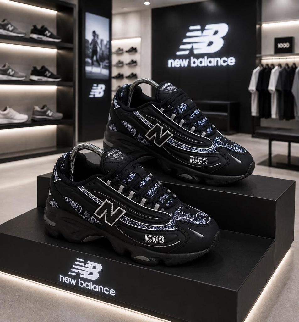New Balance 1000 Negra Diseño
