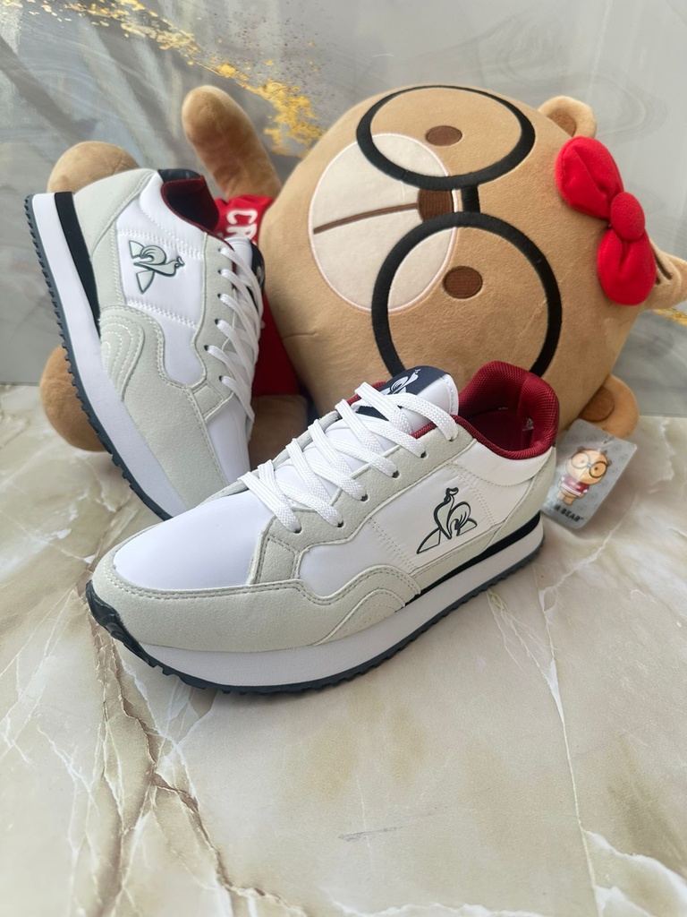 Le Coq #3 Blanco Fondo Vinotinto