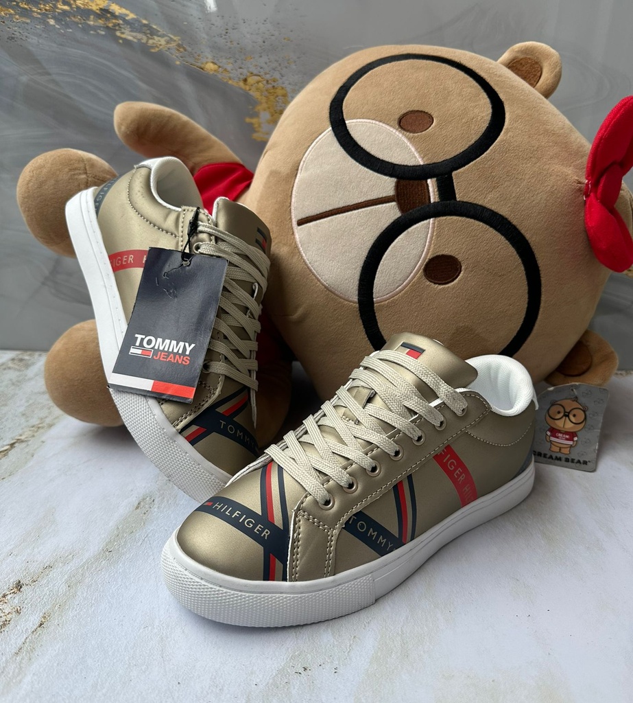 Tommy Tablita Dorado Blanco