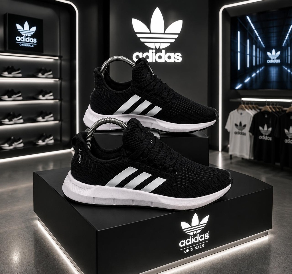adidas swift Negro Blanco