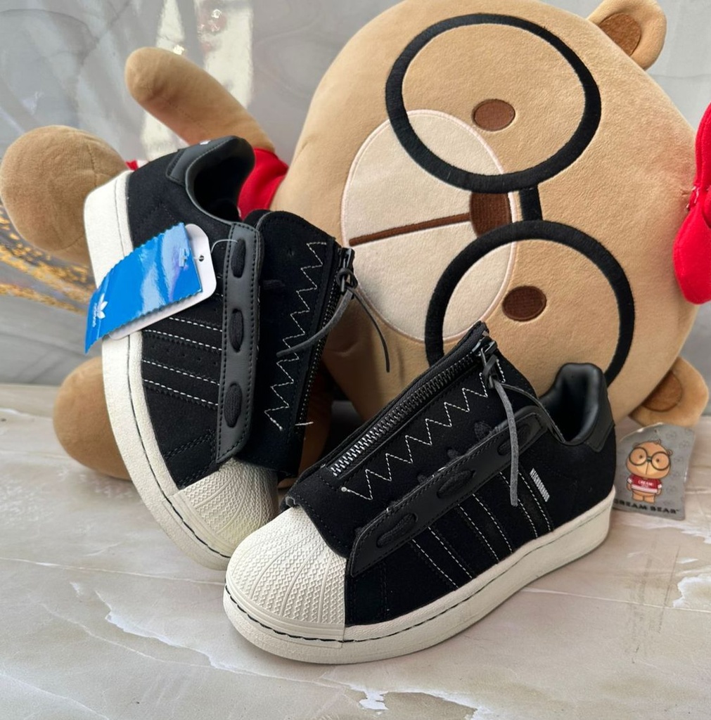 Adidas Superstar Cierre Negro Blanco