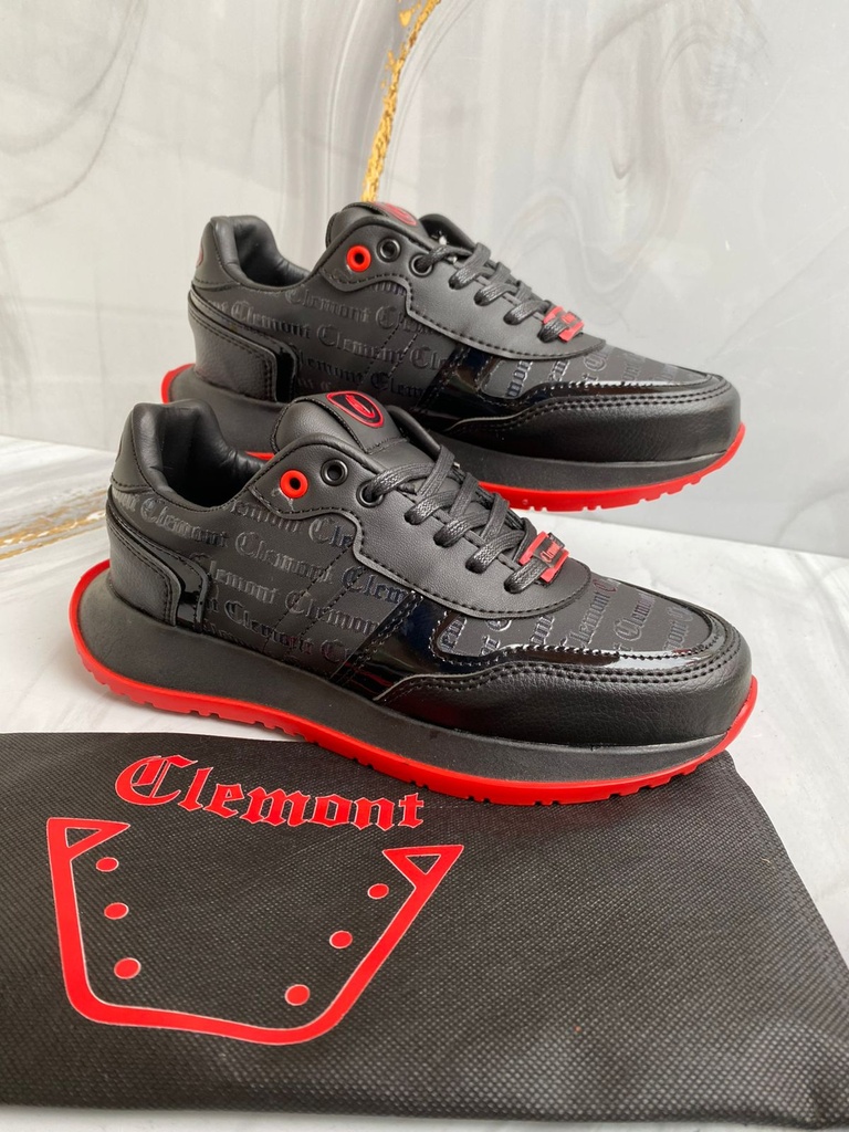 Clemont Negro Sport Negro Suela Roja MS