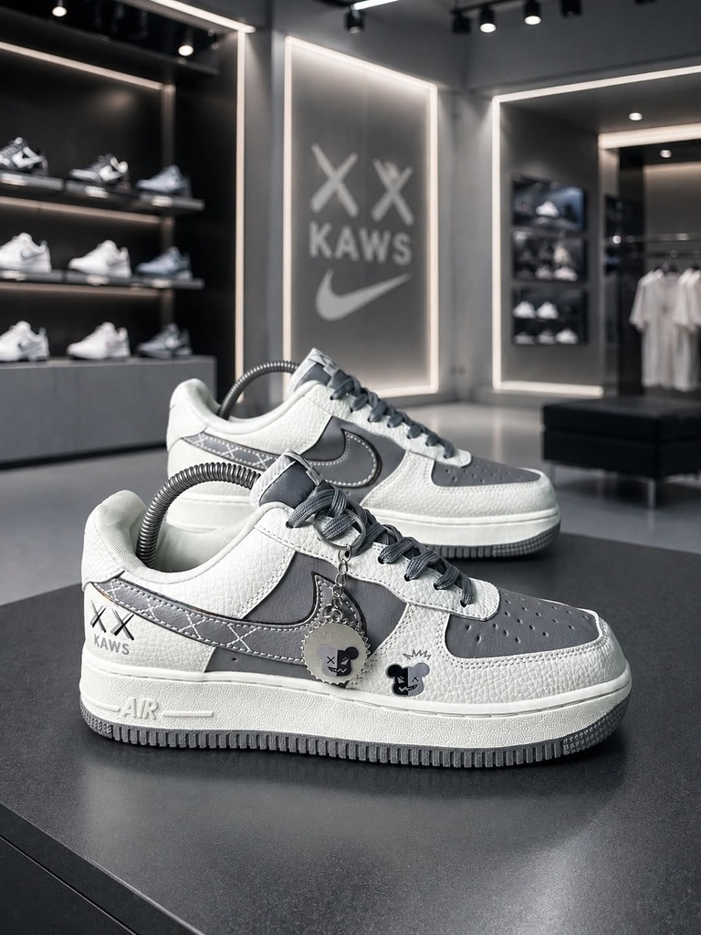 Nike AF1 KAWS Beige Gris