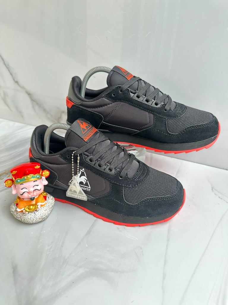 Le Coq Sportif Racer Negro Suela Roja 