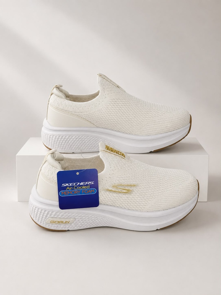 Skechers Slip Ins Blanco Beige