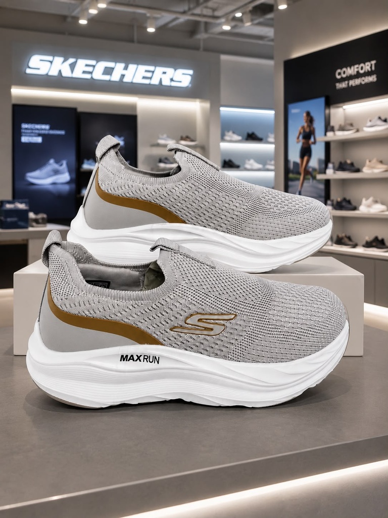 Skechers Max Run Cafe Suela Beige