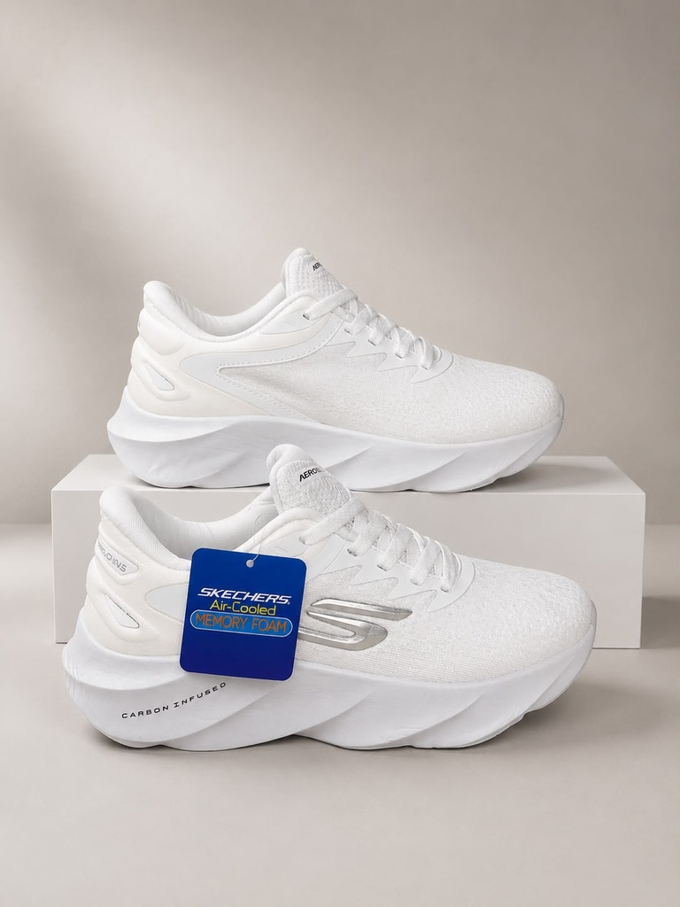 Skechers Aero Burst Blanca Toda