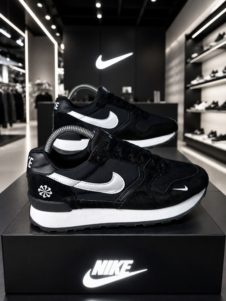 Nike Internacional 2 Negro Blanco 
