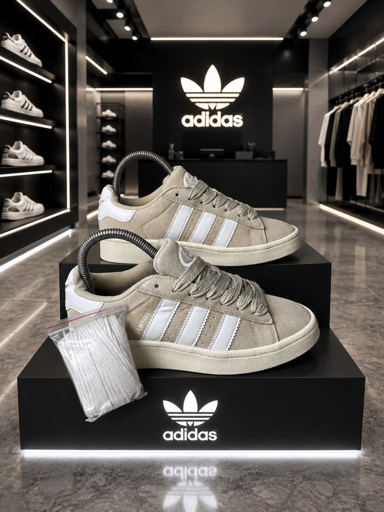 Adidas Campus Beige Claro