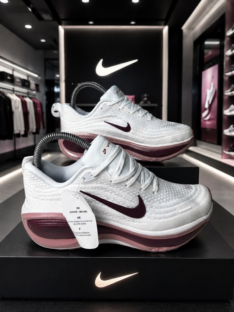 Nike Vomero Plus Blanco Rosa