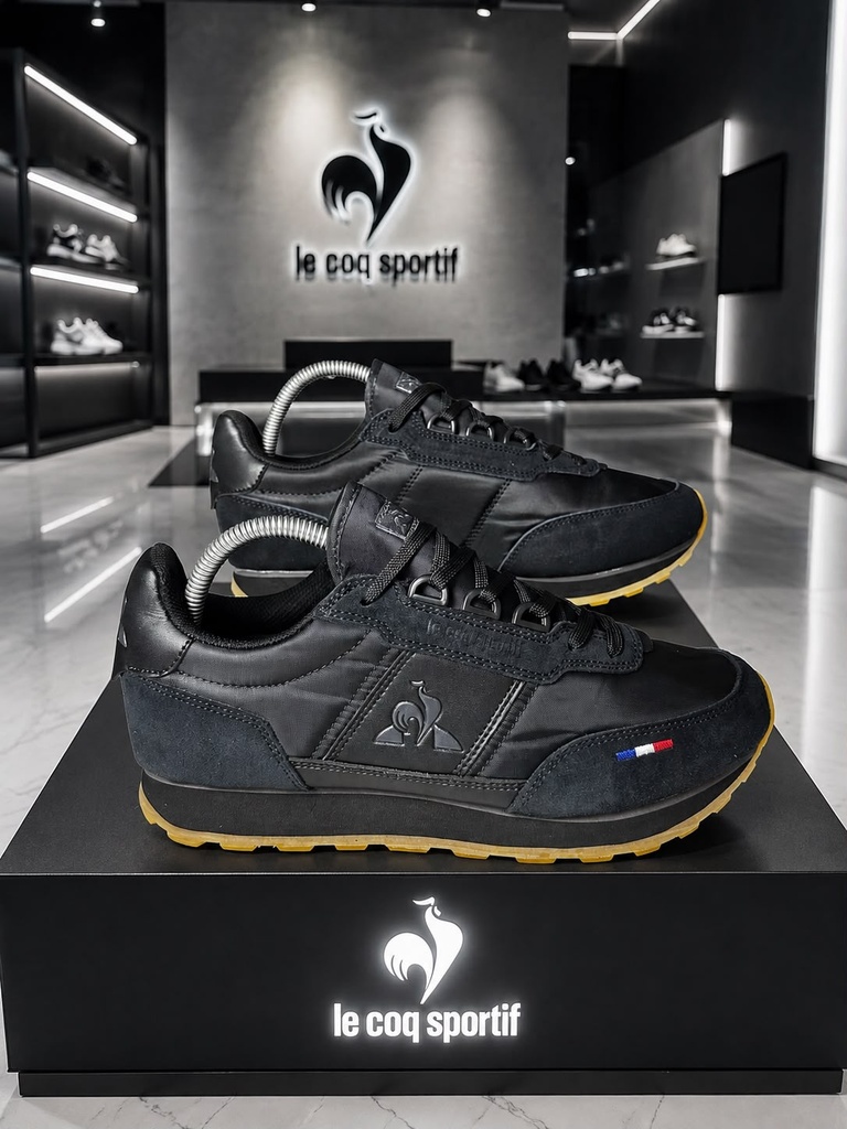 Le Coq Sportif Racerone Negro Suela Goma