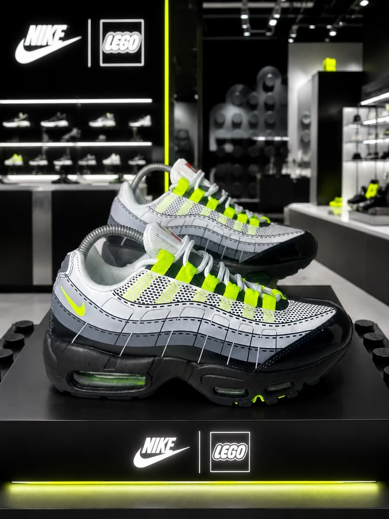 Nike 7 Camaras Gris Verde-LEGO