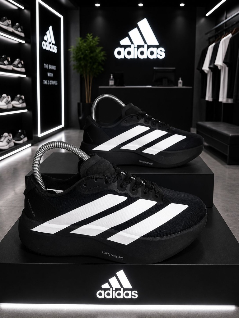 Adidas Adizero Negro Linea Blanca 