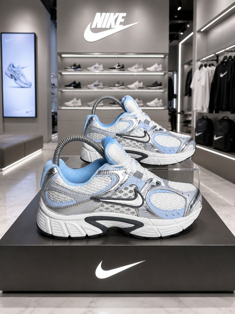 Nike V5 Blanco Gris Azul