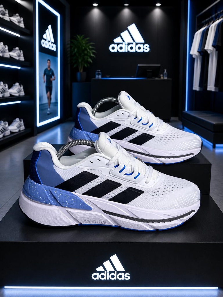 Adidas AdiStar Blanco Talon Azul