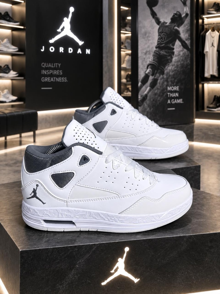 Jordan Club 91 Blanco Gris