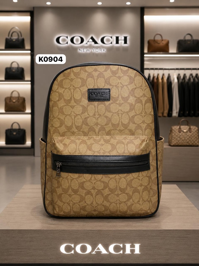 Maletin Coach Cafe Negro (K0904)