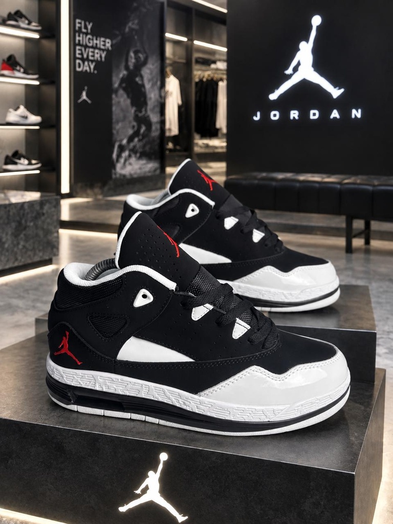 Jordan Club 91 Negro Blanco 