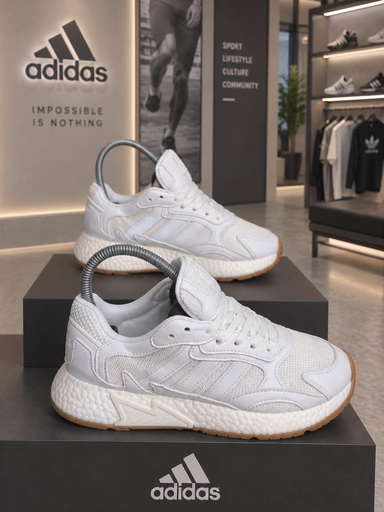 Adidas Rayo Blanco Suela Goma